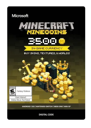 Minecraft MineCoins 3500 Gavekort